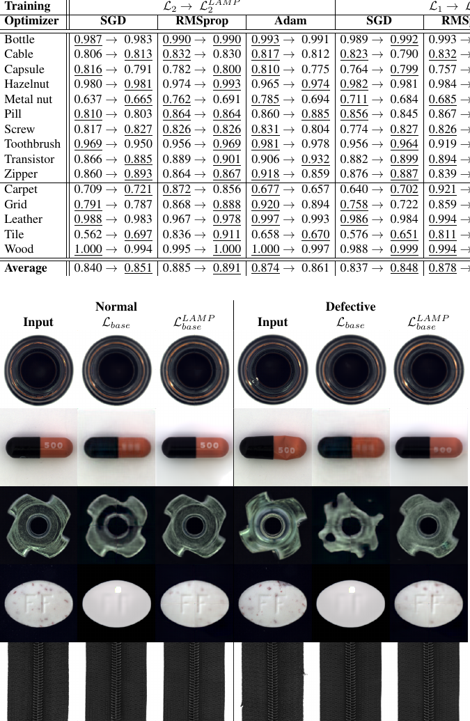 Neural Network Training Strategy to Enhance Anomaly Detection
  Performance: A Perspective on Reconstruction Loss Amplification