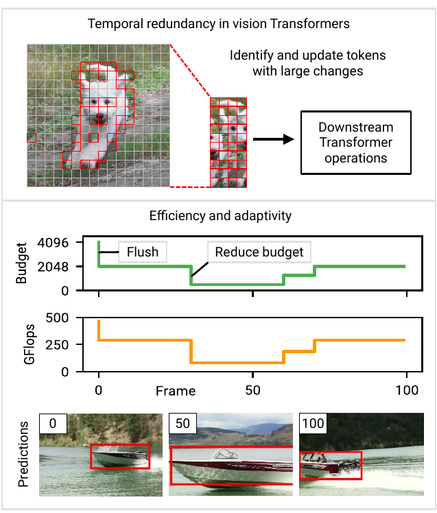 Eventful Transformers: Leveraging Temporal Redundancy in Vision
  Transformers