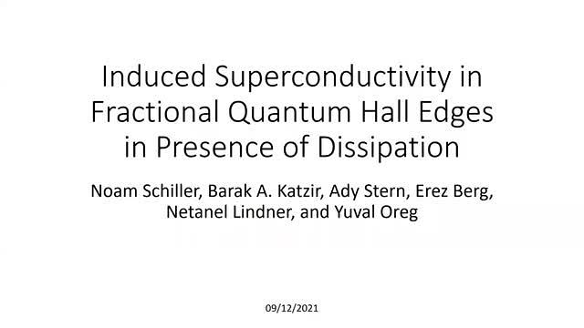 Interplay of superconductivity and dissipation in quantum Hall edges