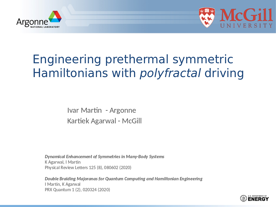 Engineering prethermal symmetric Hamiltonians with polyfractal driving