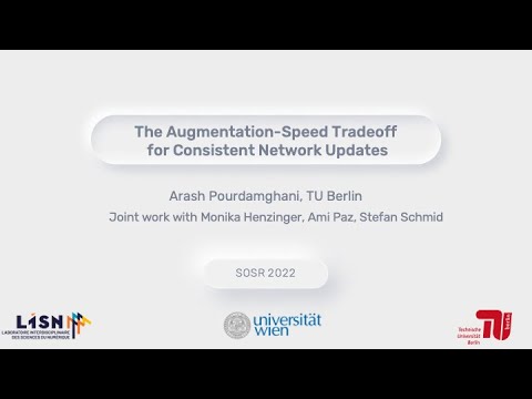 The Augmentation-Speed Tradeoff for Consistent Network Updates