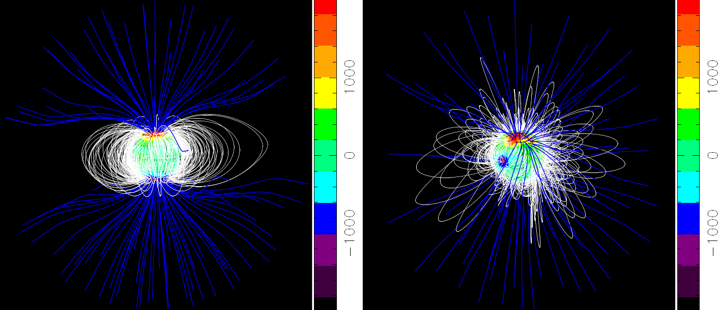 Full Stokes magnetometry of the active M dwarfs AU Mic and EV Lac with
  SPIRou