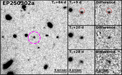 Discovery of a Supernova Following the Einstein Probe Transient EP250302a at z = 1.131