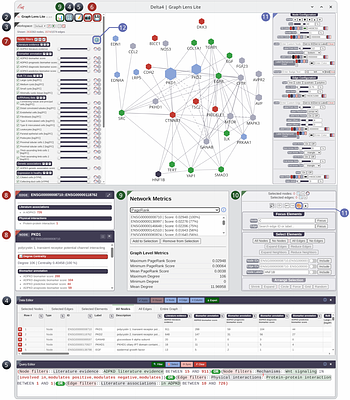 Graph Lens Lite: An interactive biological network viewer for displaying, exploring, and sharing disease pathobiology and drug mechanism of action models