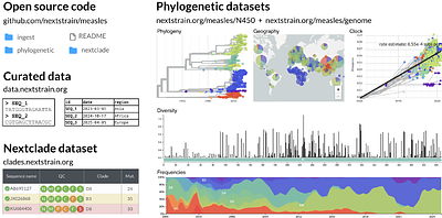 Nextstrain automates real-time phylodynamic analysis of open data for endemic and emerging pathogens
