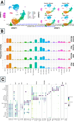 Peripheral blood cell-type and sex-specific signatures of alcohol misuse revealed by single-cell transcriptomics