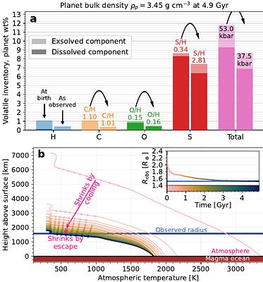 Volatile-rich evolution of molten super-Earth L 98-59 d
