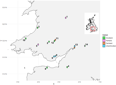 Local and biogeographical determinants of the diversity and structure of invertebrate communities in rot holes of ash, Fraxinus excelsior