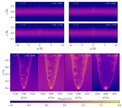Hydrodynamic simulations of black hole evolution in AGN discs I: orbital
  alignment of highly inclined satellites