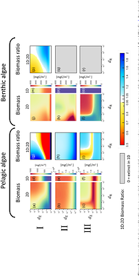 Can whole-lake algal biomass be captured by one-dimensional modeling approaches? An exploration using 'Lake2D'