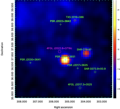 Diffuse gamma-ray emission in the vicinity of open cluster Berkeley 87