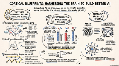 Harnessing cortical geometry, wiring, and function as inductive biases for recurrent neural networks