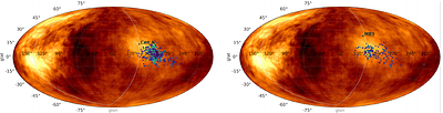Cen A hotspot in Ultra-High-Energy Cosmic Rays illuminated by M83 or Cen
  A?