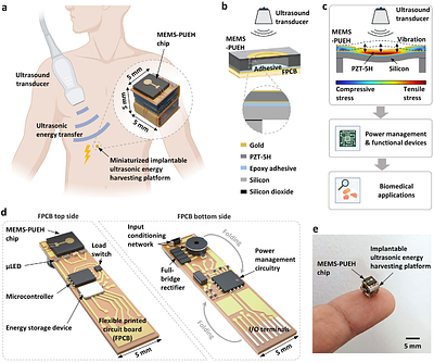 MEMS-Based Ultrasonic Energy Harvesting Platform Enabling Sustained In Vivo Operation of Implantable Microdevices