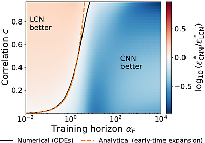 The role of locality and weight sharing in convolutional neural networks