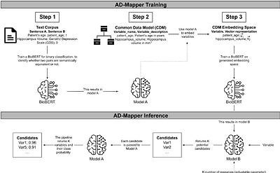 Semantic harmonization of Alzheimer's disease datasets using AD-Mapper