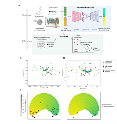 Variational Autoencoder-enabled High-throughput Drug Screening for HIV Latency Modulators predicted through Noise in Gene Expression