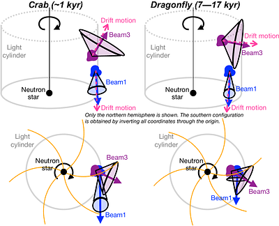 A common four-beam geometry reveals altitude-stratified GeV pulses in canonical young pulsars