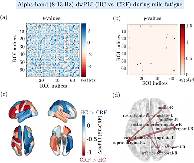 Neurophysiological Markers of Cancer-Related Fatigue Derived from High-Density EEG