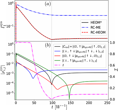 RC-HEOM Hybrid Method for Non-Perturbative Open System Dynamics