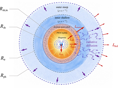\texttt{TransFit-MAG}: Self-Consistent Modeling of Magnetar-Powered Transients from Shock Breakout to Spin-Down Heating