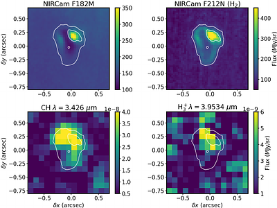 PDRs4All XIV: CH radical and $H_3^+$ molecular ion in the irradiated
  protoplanetary disk d203-506