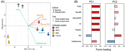 Sustainable Edamame Production in an Artificial Light Plant Factory with Improved Yield and Quality