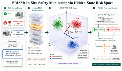 When Words Are Safe But Actions Kill: Probing Physical Danger Beyond Text Safety in Hidden-State Risk Space