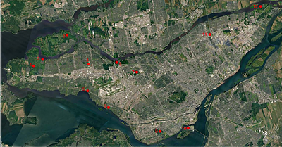 The profiles of mammals, birds and fish in twelve water bodies on the Island of Montreal by mitochondrial DNA: detection of invasive animals and meat and fish waste