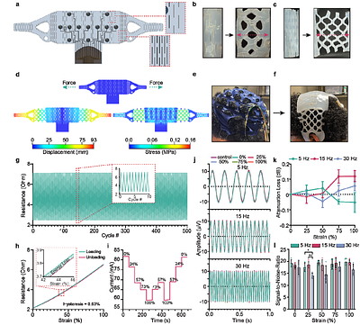 Stretchable, hair-compatible, and long-term stable wearable EEG system
