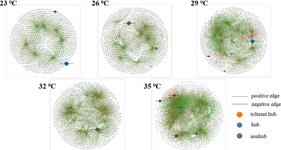 Heat-tolerant network hub species make freshwater microbial communities resilient to climate warming