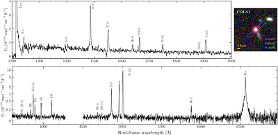 A Little Red Dot emerging from a nitrogen-rich UV-luminous galaxy with Very Massive Stars