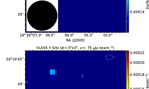 The spectrum of the persistent radio source associated with FRB 20190417A