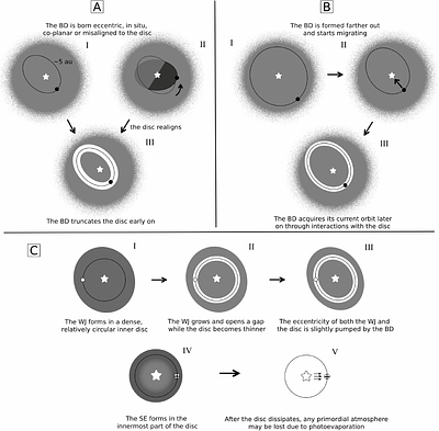 A very eccentric brown dwarf coplanar to a warm Jupiter and a hot super Earth