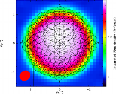 Latitudinal variations in Neptune's temperature profile observed with ALMA