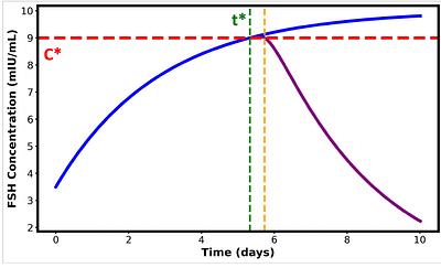 Stochastic Mechanism of Dominant Follicle Selection: Selection of One Suppresses Selection of Others