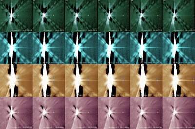 Heating of a plasma sheet in nonequilibrium ionization with nonthermal electrons