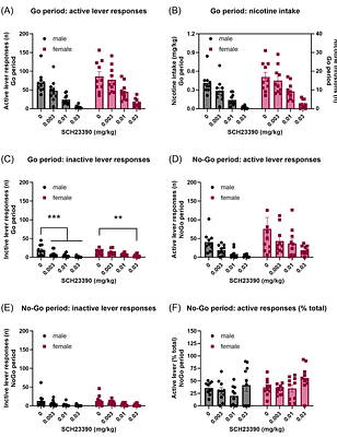 Dissociable roles of dopamine D1 and nicotinic receptors in nicotine-motivated responding and impulsive action in a Go/No-Go self-administration task