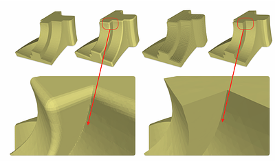 A Parallel Feature-preserving Mesh Variable Offsetting Method with
  Dynamic Programming