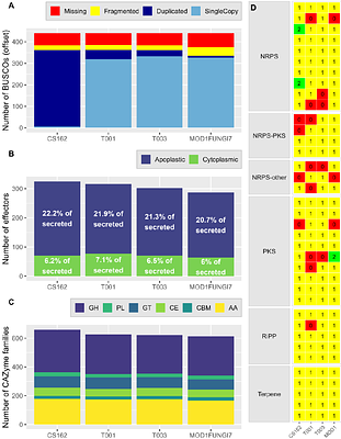 Alternaria atra from distinct ecological roles share functional genomic repertoires