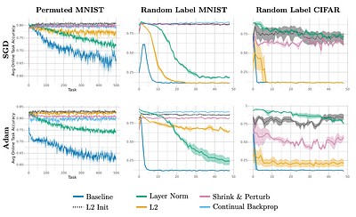 Maintaining Plasticity via Regenerative Regularization