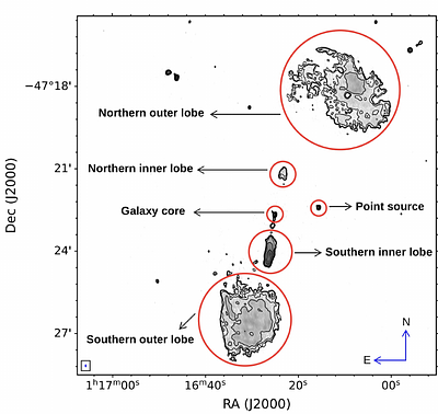 Searching for a superdisk in radio galaxy J0116-473