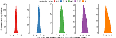 Attenuation of HIV severity by slightly deleterious mutations can explain the long-term trajectory of virulence evolution.