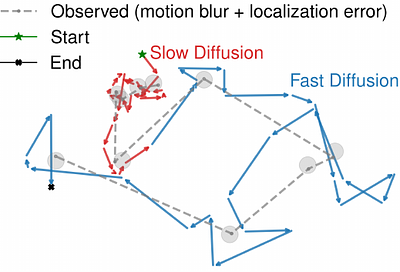 A light-weight segmentation method for multi-state Brownian trajectories