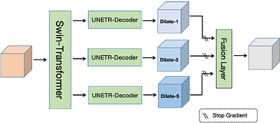 FaultSeg Swin-UNETR: Transformer-Based Self-Supervised Pretraining Model
  for Fault Recognition