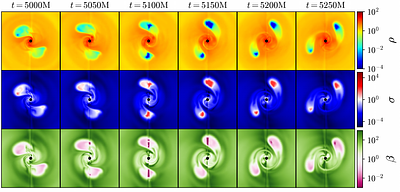 Supermassive Black Holes: modelling strongly and weakly magnetised misaligned accretion disks