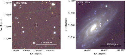 SN 2024bfu, SN 2025qe, and the early light curves of type Iax supernovae