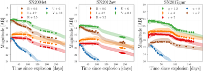 Surrogate models for lightcurves and photosphere properties of Type II
  supernovae