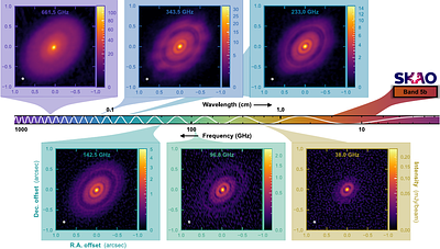 Substructures in Planet-Forming Disks with the SKAO