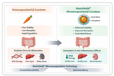 Nutrishield Beta-Carotene Attenuates LPS-Induced Systemic Inflammation and Oxidative Stress in Murine Model